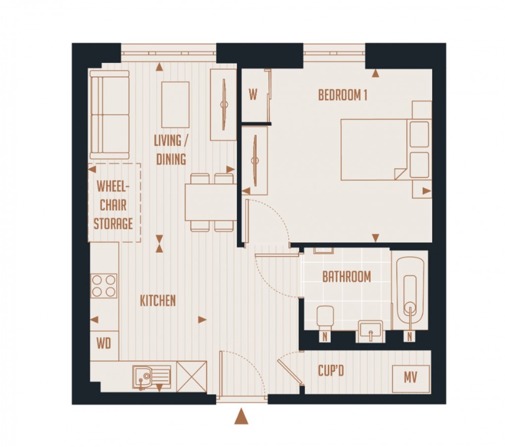 Floorplan for Vastern Way, Reading Riverworks, RG1