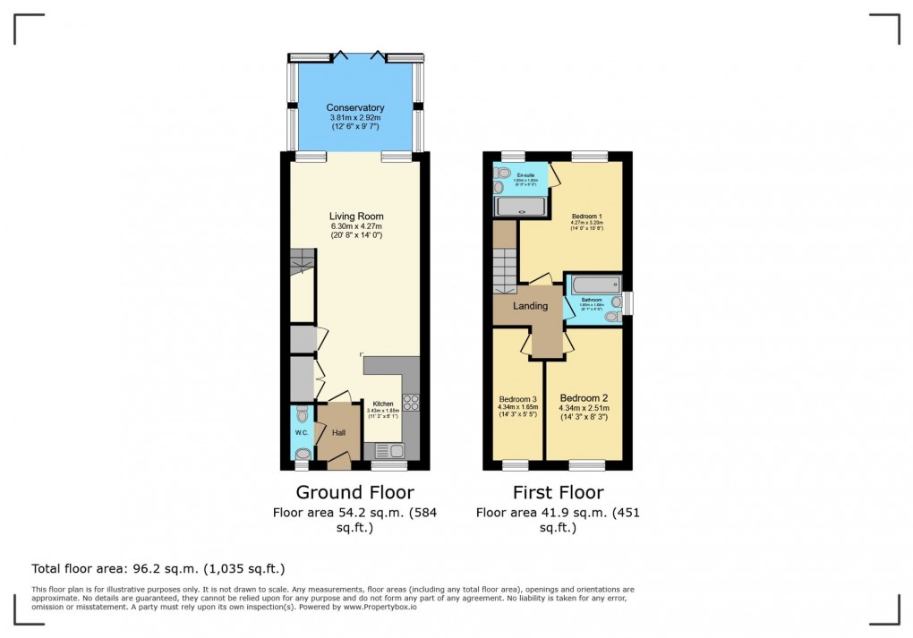 Floorplan for Beales Grove, Shinfield, RG2