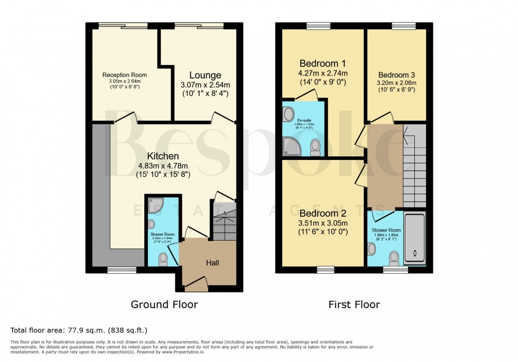 Floorplan for Barnsdale Road, Reading, RG2