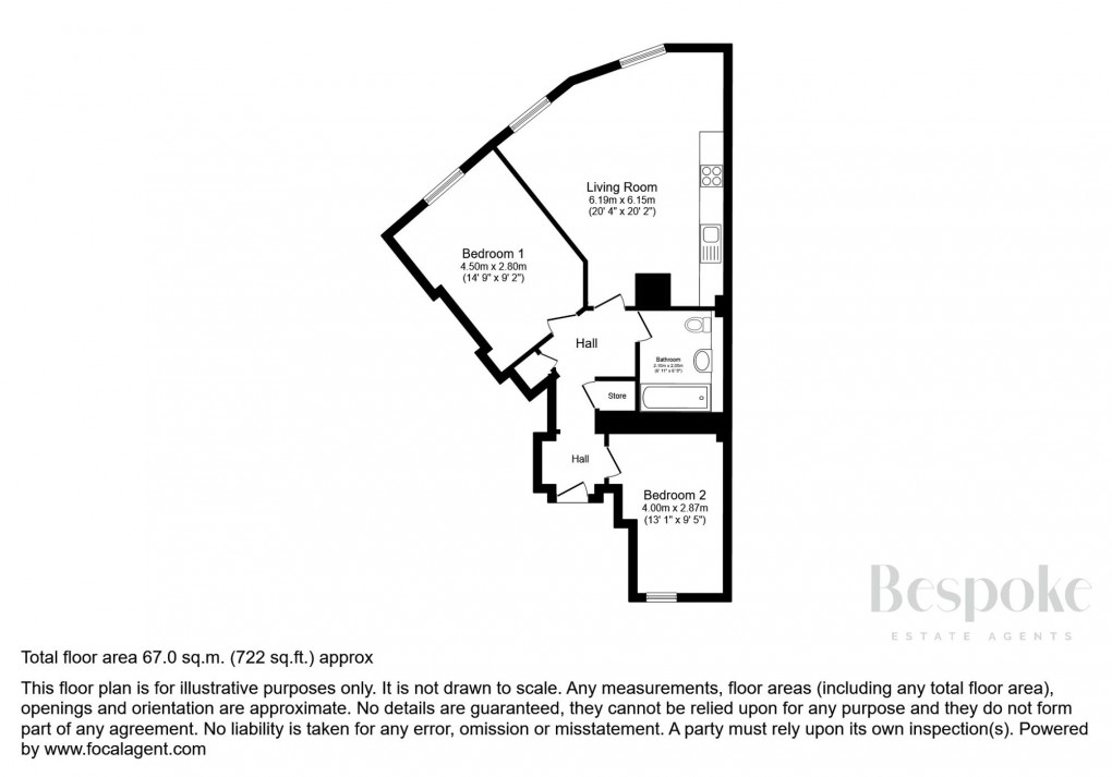 Floorplan for High Street, Reading, RG1