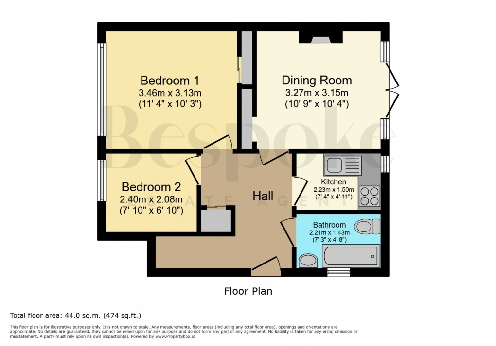 Floorplan for Dudley Close, Tilehurst, RG31