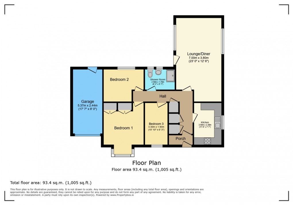 Floorplan for Thyme Close, Earley, RG6