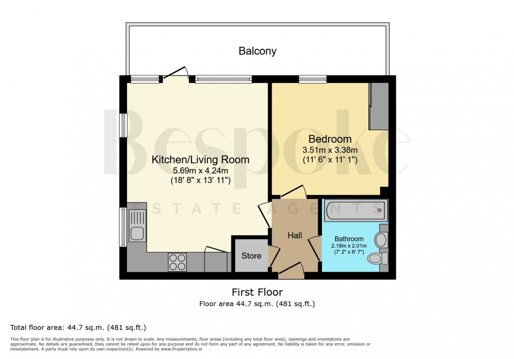 Floorplan for 51 Flagstaff Road, Bankside Gardens, RG2