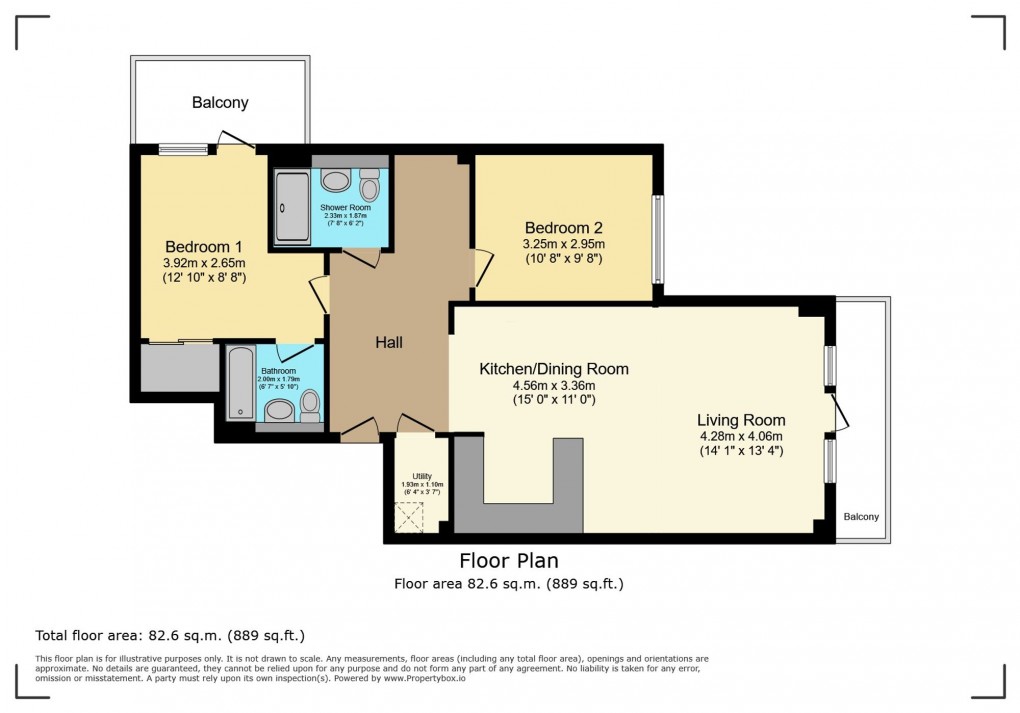 Floorplan for No.2 Bankside Gardens, Reading, RG2