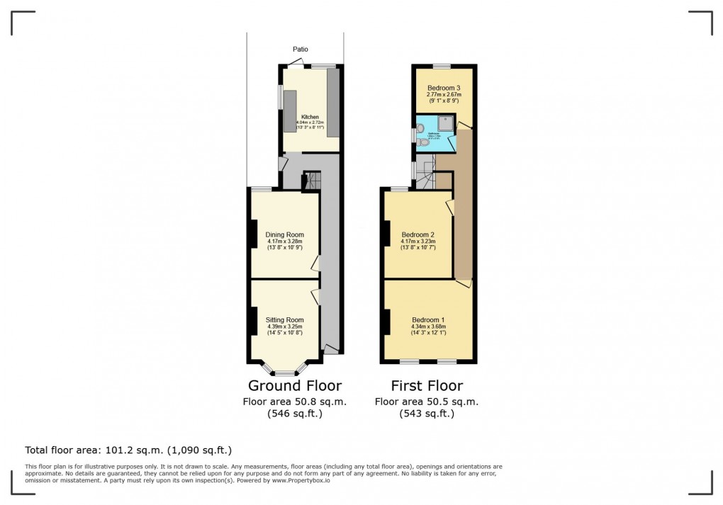 Floorplan for Wokingham Road, Reading, RG6