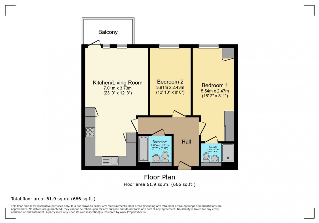 Floorplan for Beechey Place, Wokingham, RG40