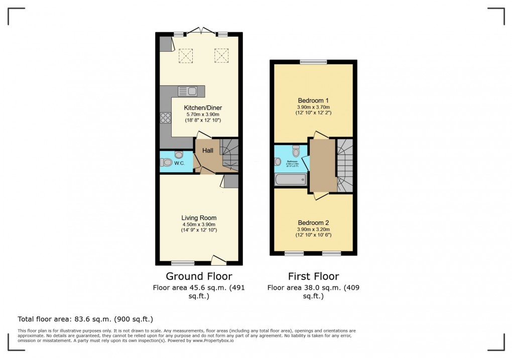 Floorplan for Bell Road, Winnersh, RG41