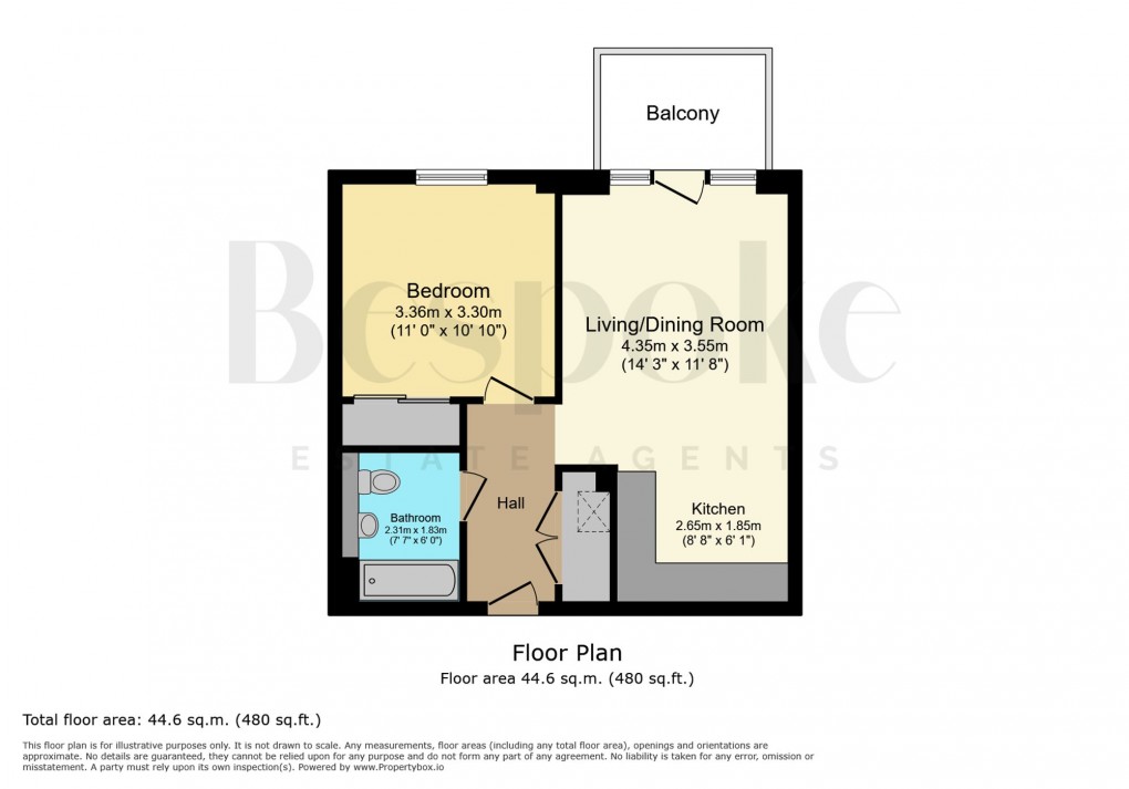 Floorplan for Flagstaff Road, Reading, RG2
