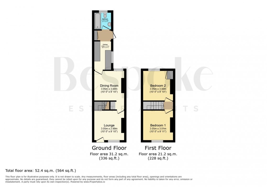 Floorplan for Foxhill Road, Reading, RG1