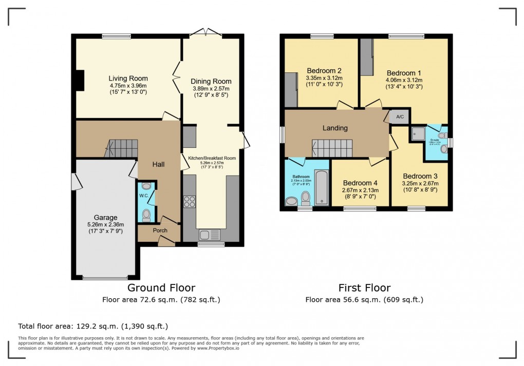 Floorplan for Thurnscoe Close, Lower Earley, RG6