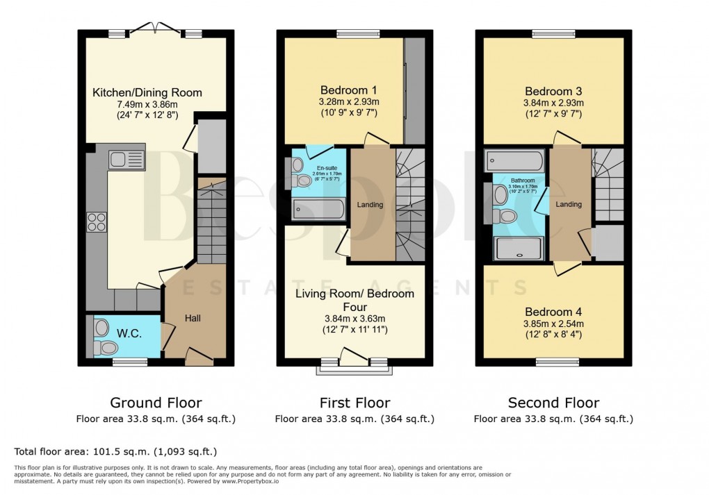 Floorplan for Sunapee Road, Reading, RG2