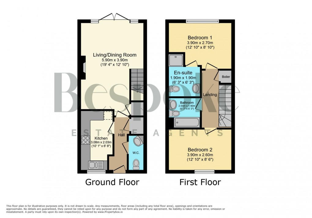 Floorplan for Battle Place, Reading, RG30