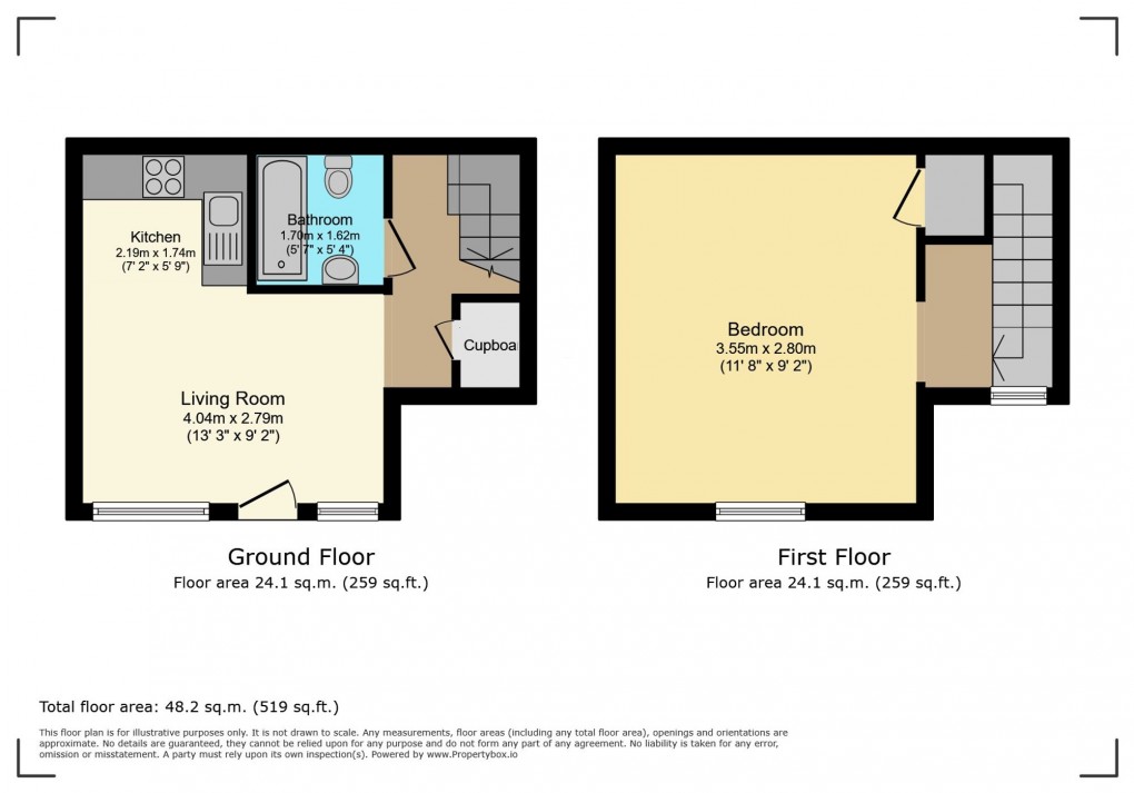 Floorplan for Argyle Street, Reading, RG1