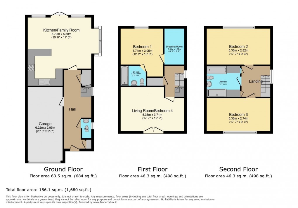 Floorplan for Violet Heath, Fleet, GU51