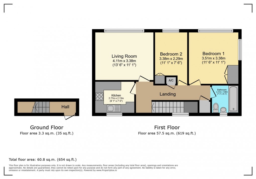 Floorplan for Lambourne Close, Tilehurst, RG31