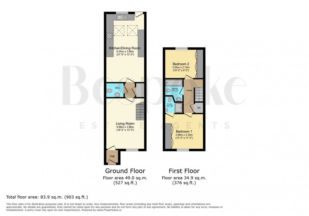 Floorplan for Maiden Place, Lower Earley, RG6