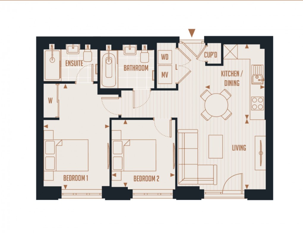 Floorplan for Station House, Reading Riverworks, RG1