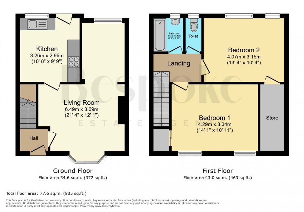 Floorplan for Hatford Road, Reading, RG30