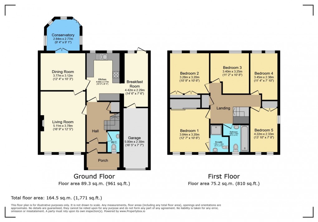 Floorplan for Beaconsfield Way, Earley, RG6