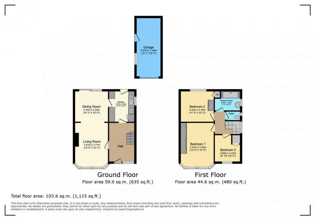 Floorplan for Kenton Road, Earley, RG6