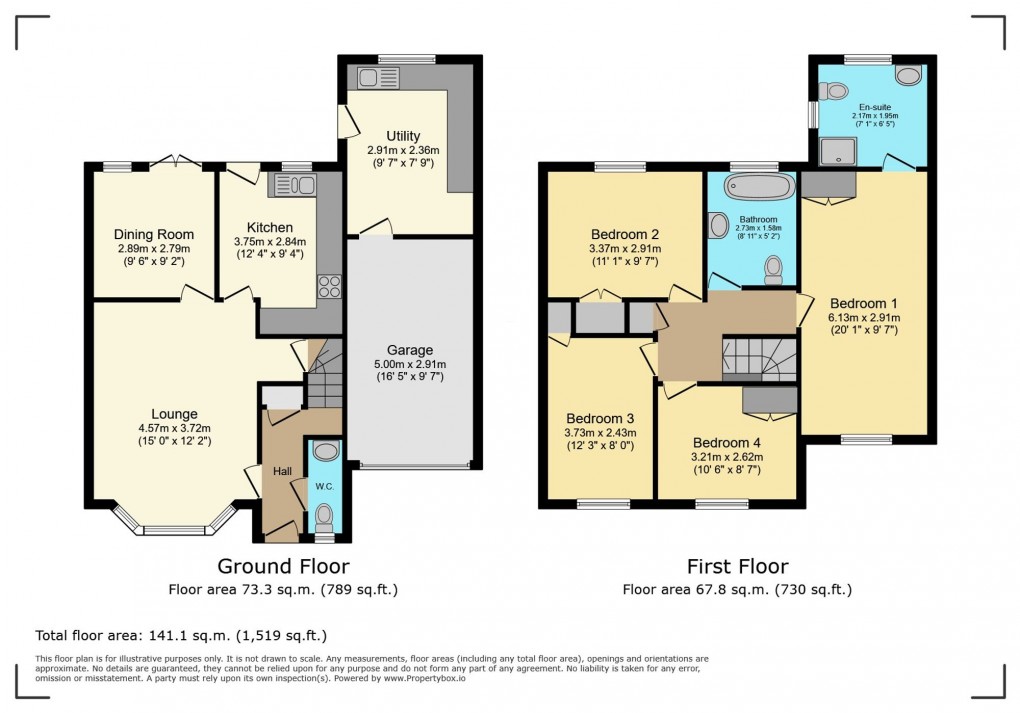 Floorplan for Durand Road, Earley, RG6