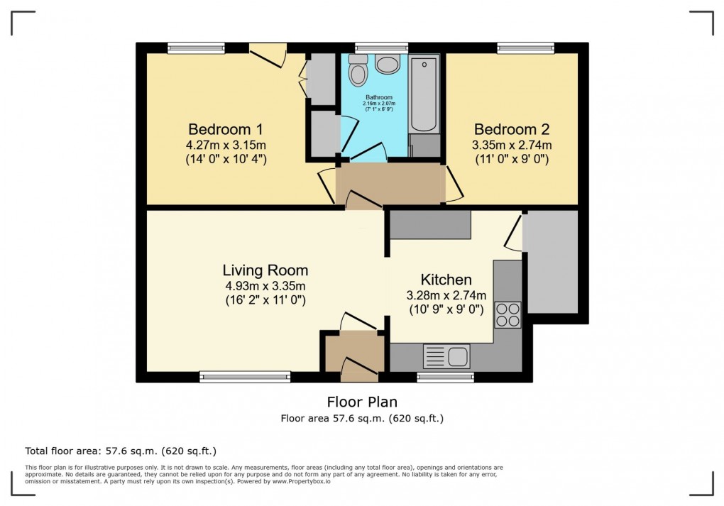 Floorplan for Selsdon Avenue, Woodley, RG5