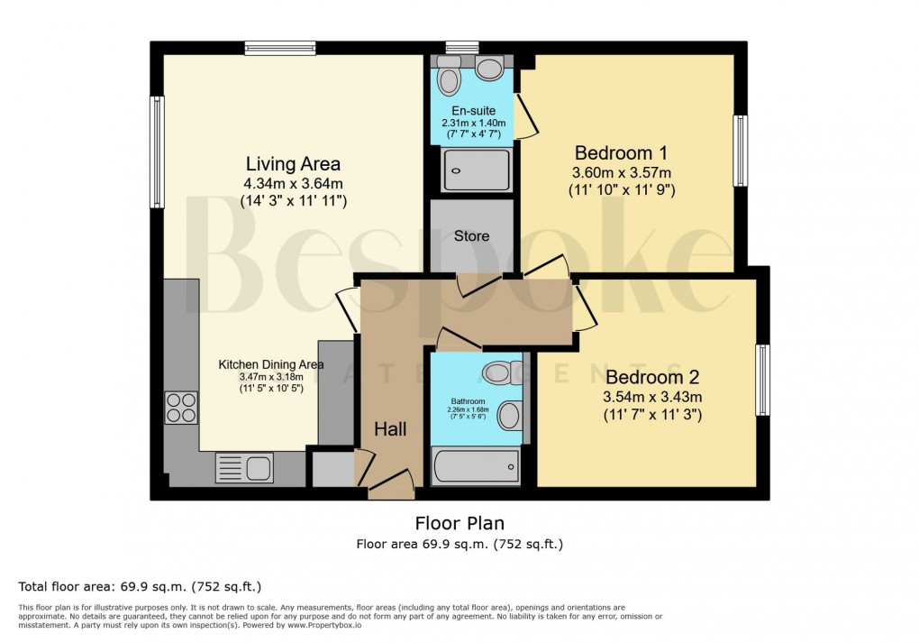 Floorplan for Mays Close, Earley, RG6