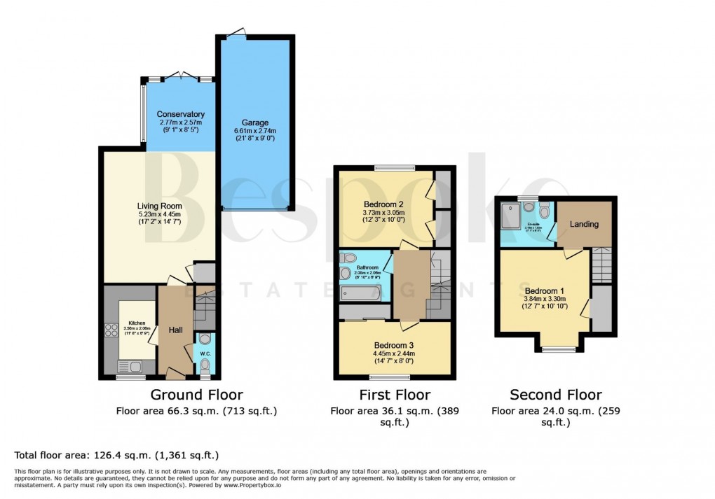 Floorplan for Lance Way, Arborfield Green, RG2