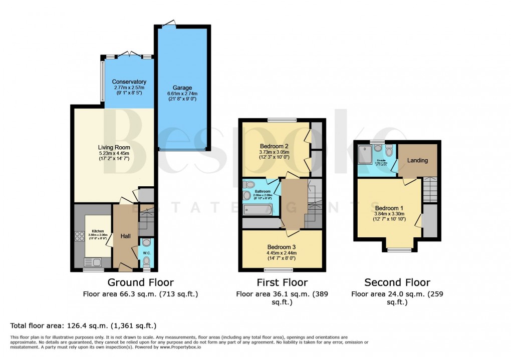 Floorplan for Lance Way, Arborfield Green, RG2