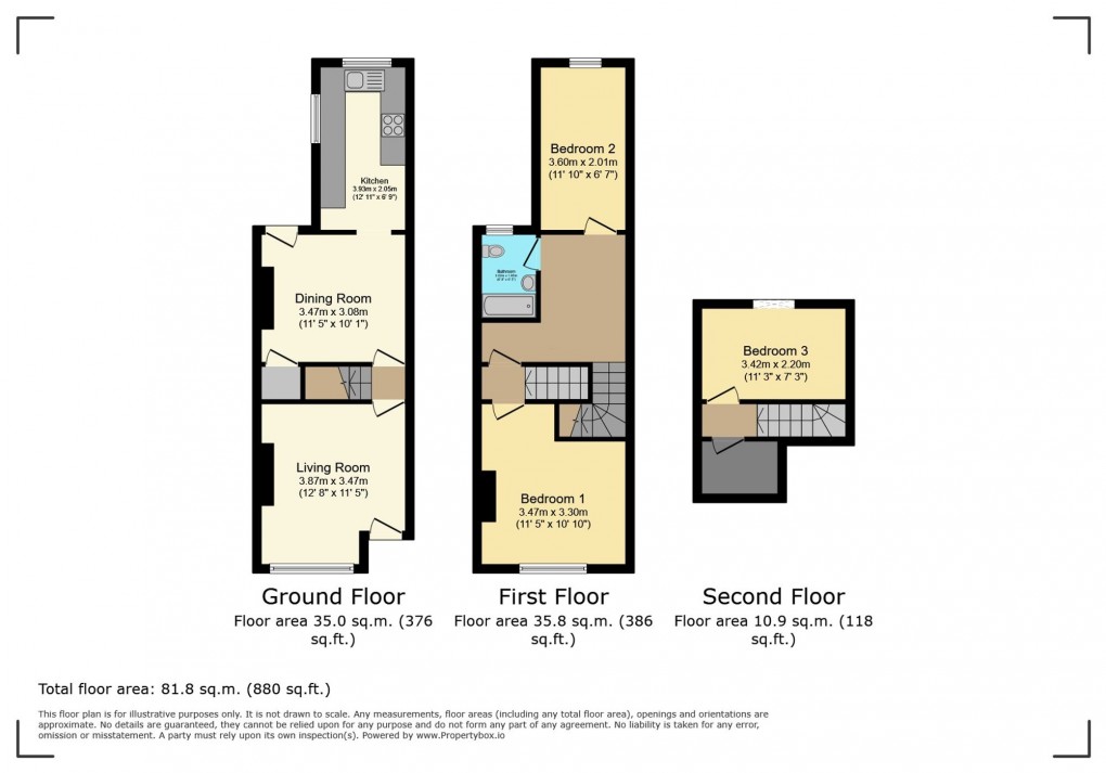 Floorplan for Mason Street, Reading, RG1